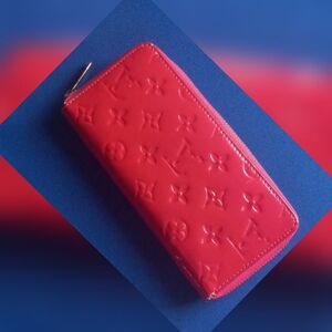 Fancy Monogram Hot Pink Wallet